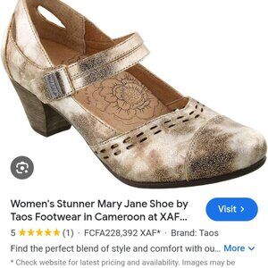 Taos curvy Stunner shoes.